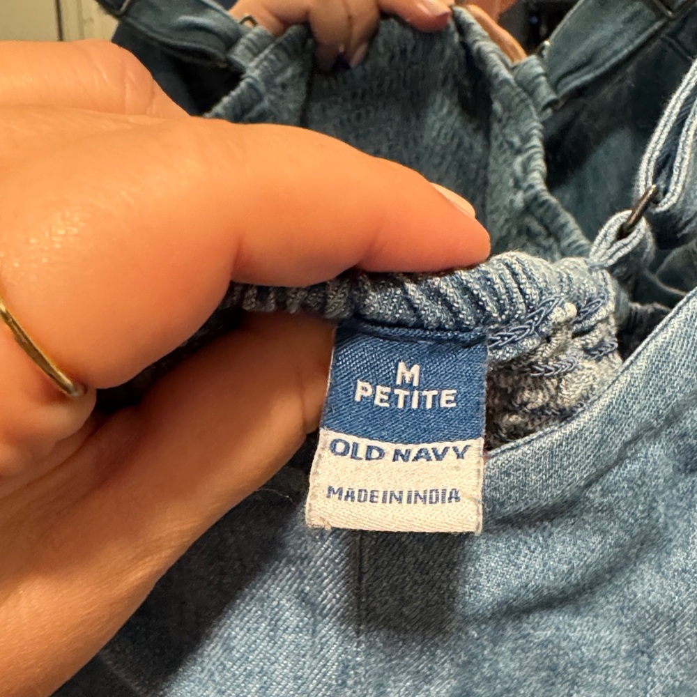 Old Navy Blue Denim Jumpsuit - Picture 3 of 5